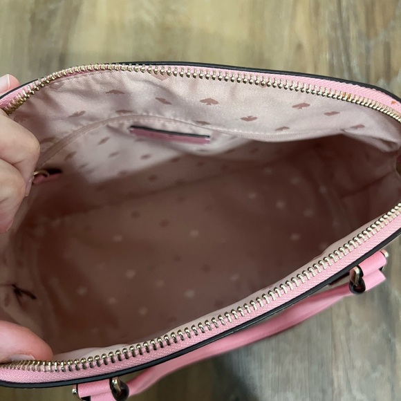 Kate Spade Pink Satchel with Silver Accents - Picture 8 of 9